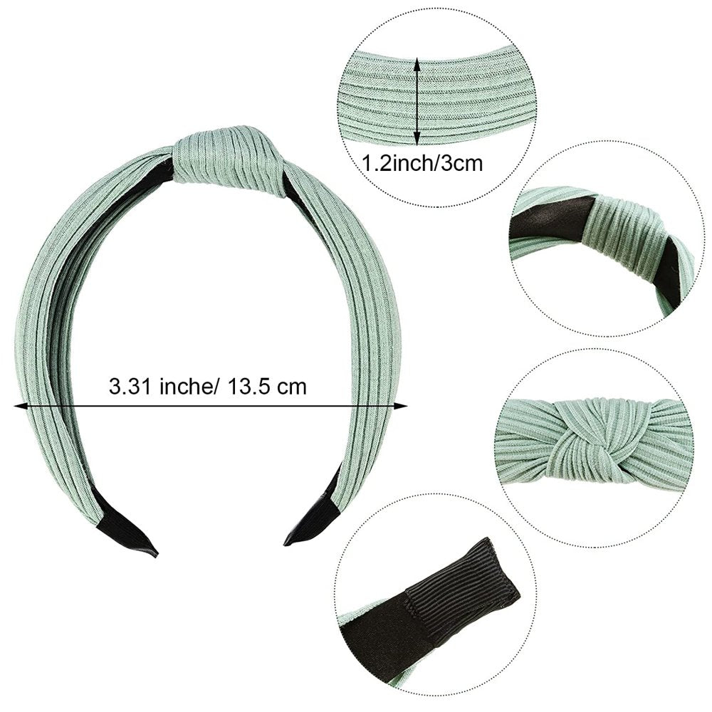 8 Pieces Womens Headbands, Headbands in 8 Colors, Elastic Headbands for Women